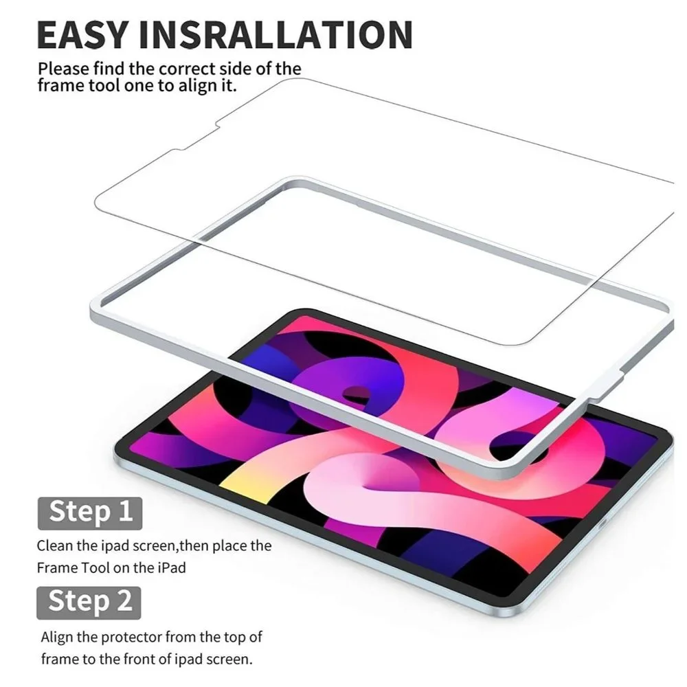 COPY - Luckymore Screen Protector for iPad Air 4 [2 PACK], iPad Pro 11 Glass Sc…